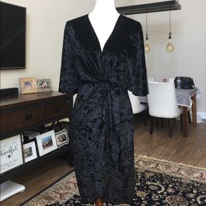 Dottie Couture black velvet dress. BNWT