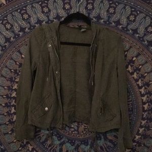 Army green jacket