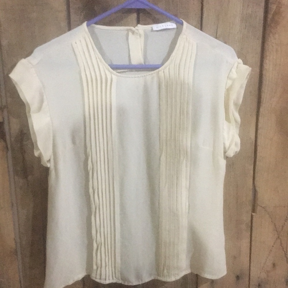 Cream blouse