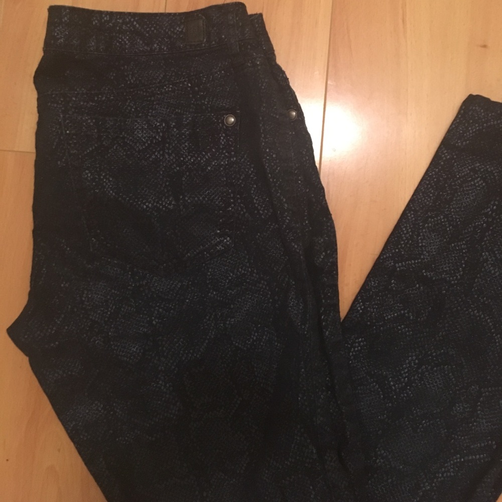 Jessica Simpson jeggings skinny snakeskin 29