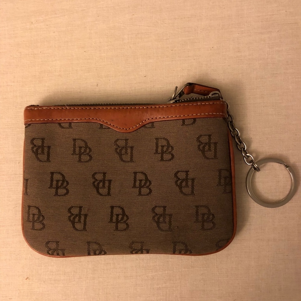 Dooney and Bourke pouch with attached keychain