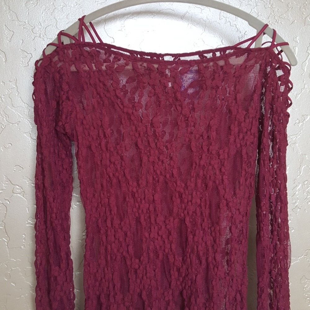 Free People lace blouse
