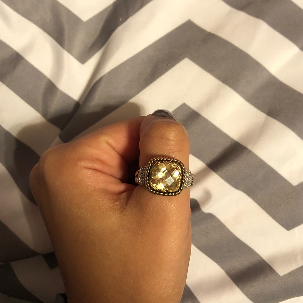 Gold and silver ring