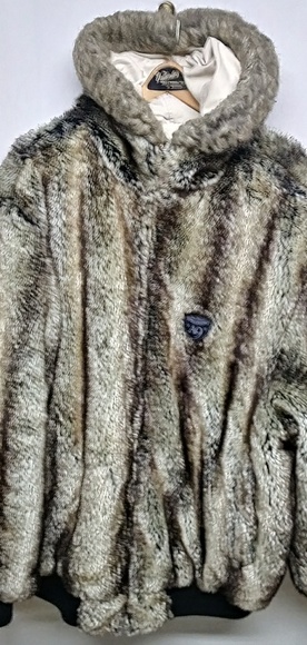akademiks reversible fur jacket