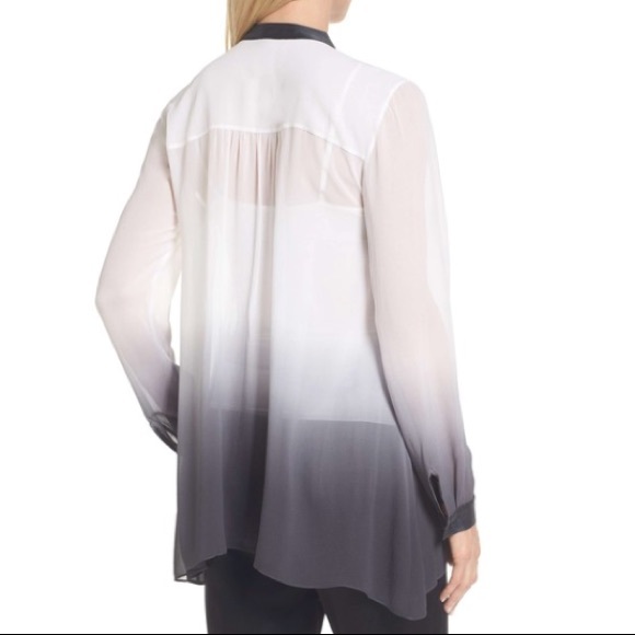 Eileen Fisher ombré blouse - Picture 3 of 5