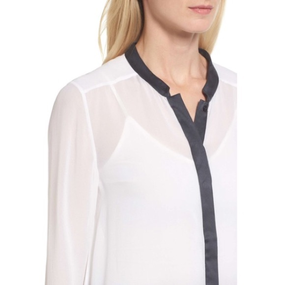 Eileen Fisher ombré blouse - Picture 4 of 5