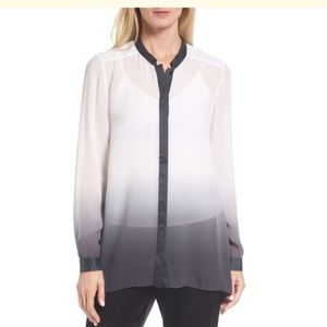 Eileen Fisher ombré blouse