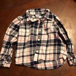 Carter’s flannel button up