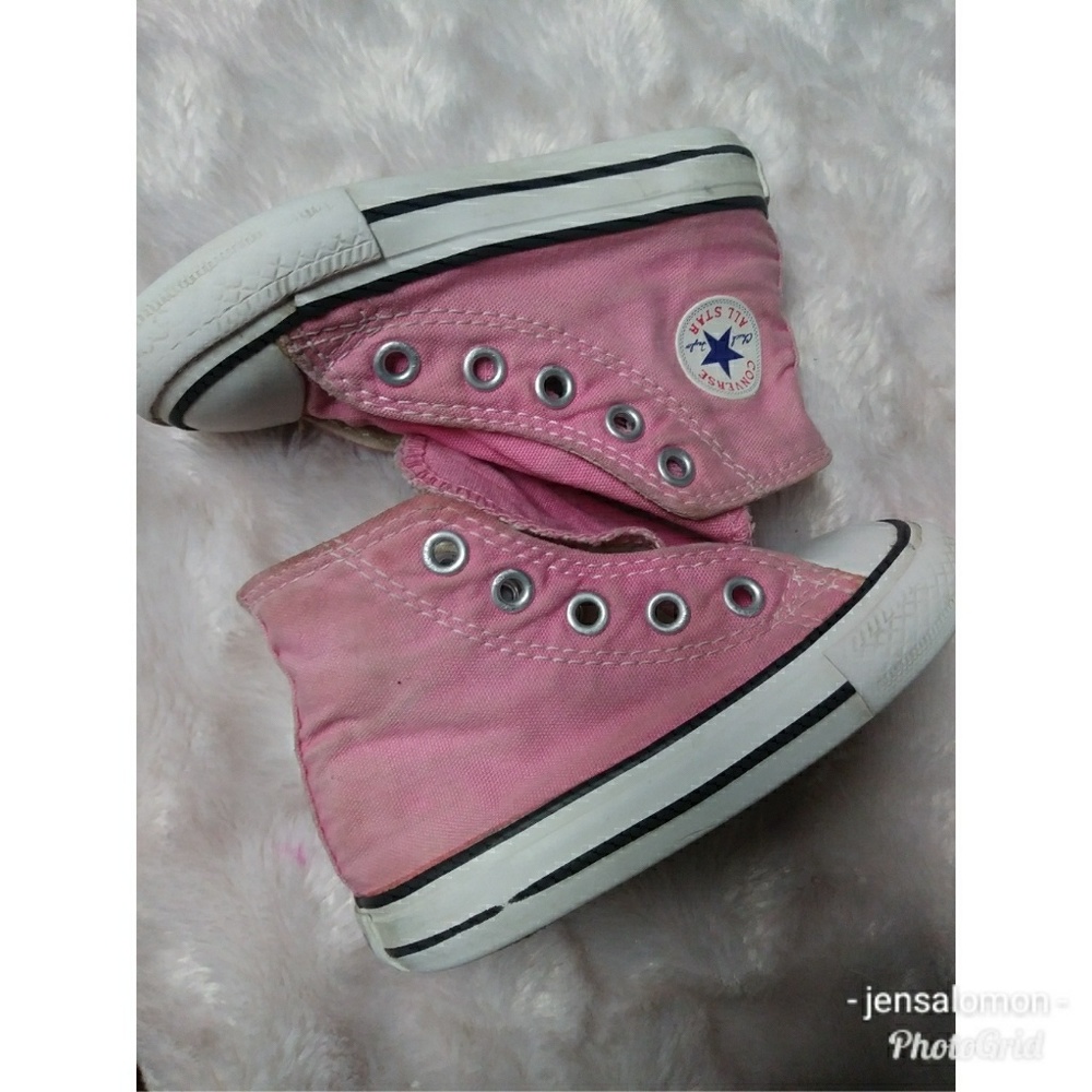 Toddler baby pink converse
