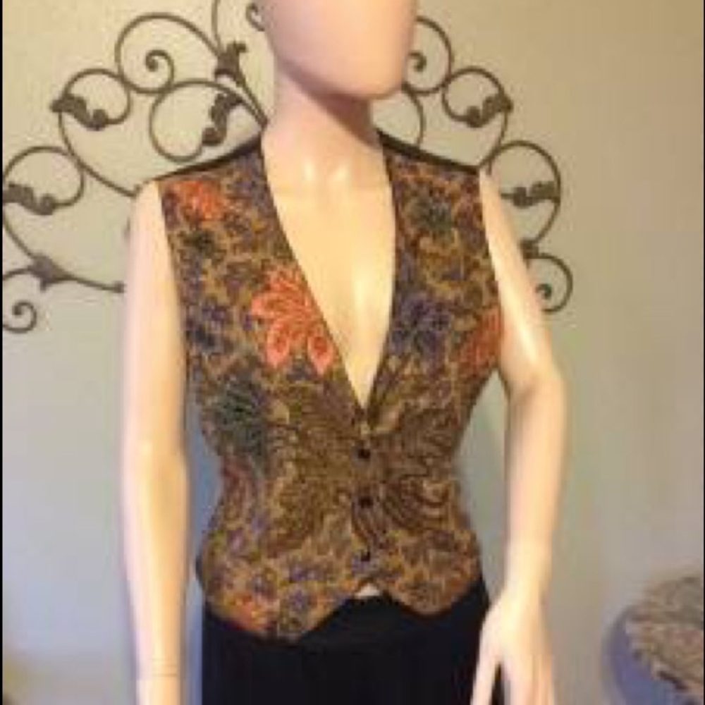 Vintage Cache. Fall color vest