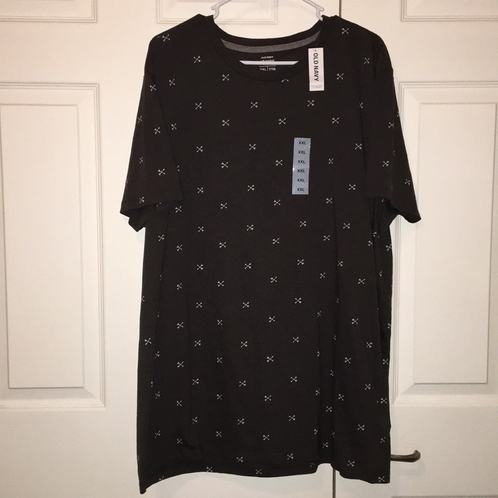 Men’s Old Navy Tee Size XXL Gray with Arrows