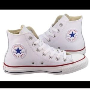 White Converse High Tops