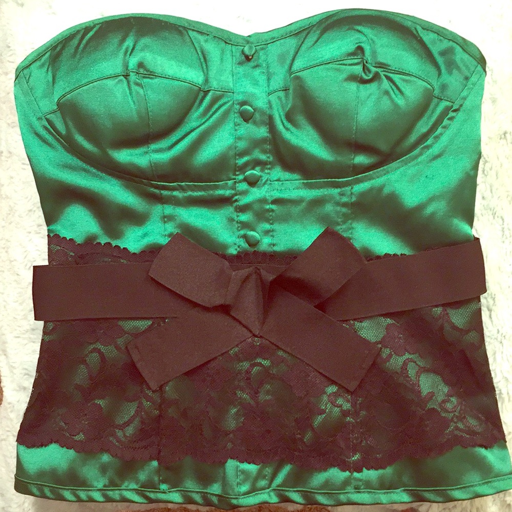 Silk Strapless Corset