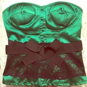 Silk Strapless Corset