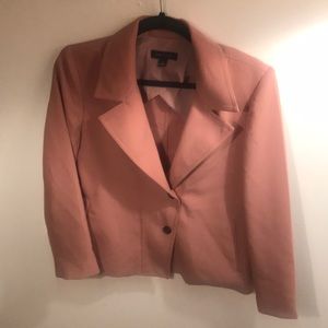Ann Taylor neutral pink blazer