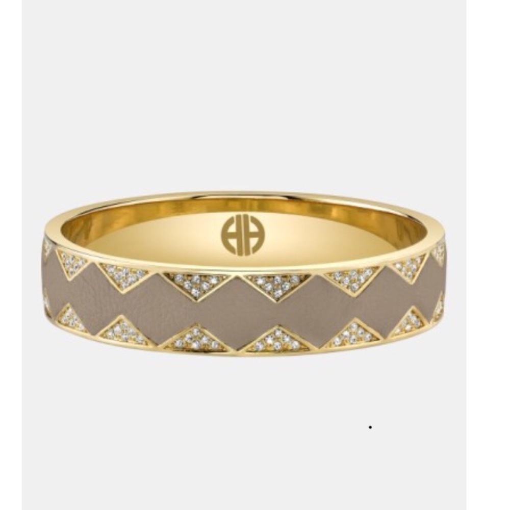 House of Harlow Leather Bangle