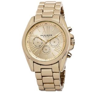 NWT✨ Akribos xxiv gold womens watch NEW!