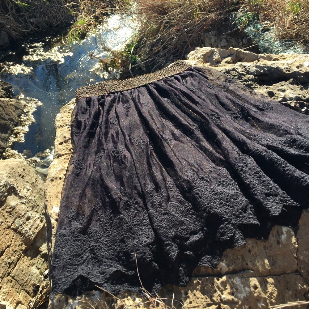 Miss Me Black and Copper skirt!