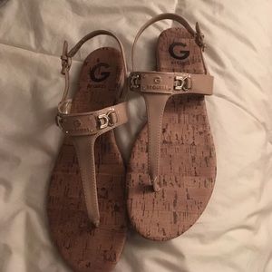 Guess nude sandals