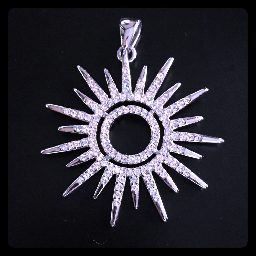 Park Lane Sunburst CZ Pendant