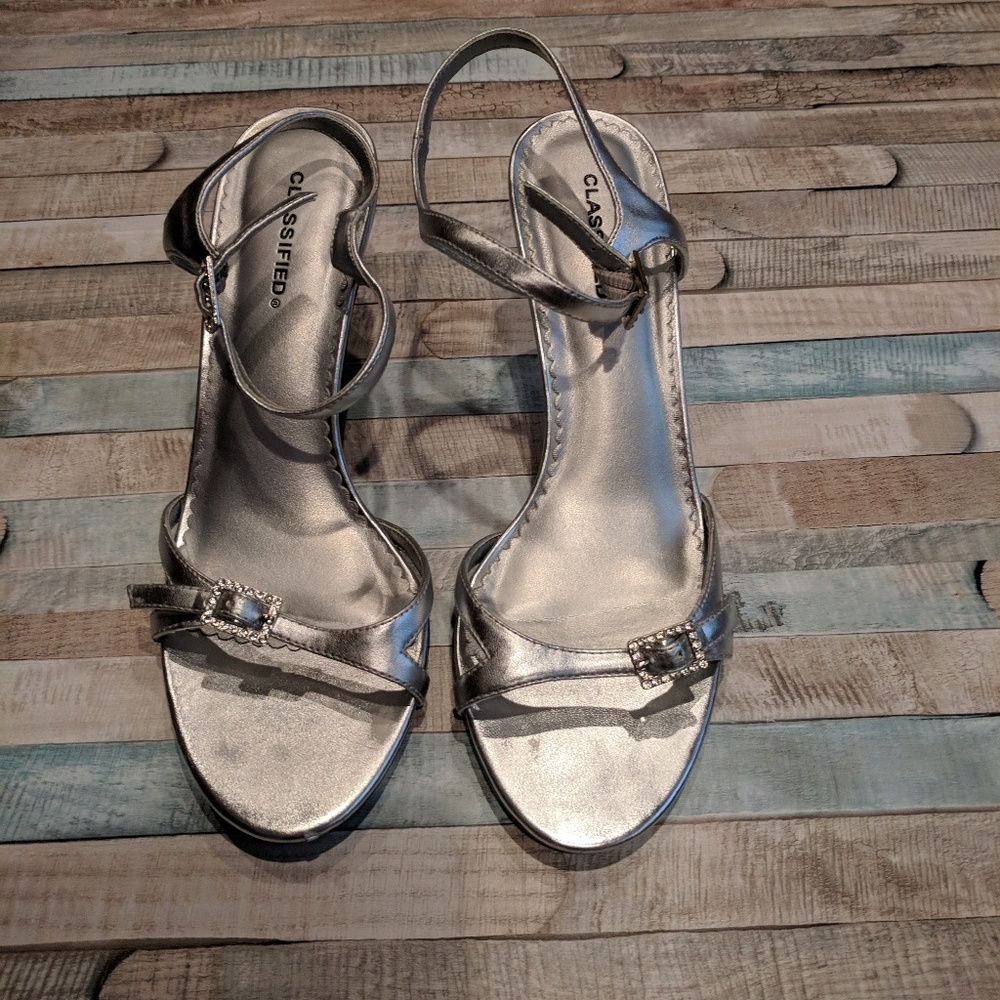 Beautiful silver heels