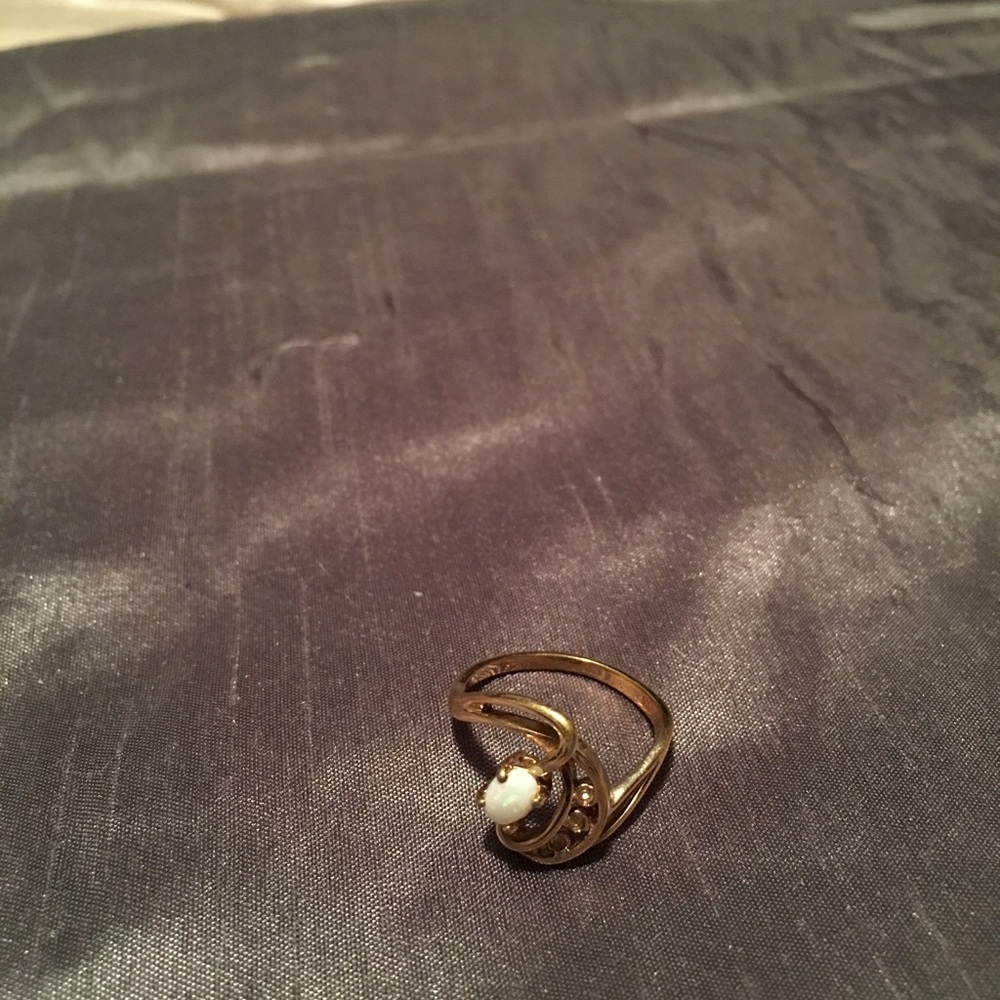 💫💥STUNNING REAL OPAL AND GP SWIRL RING💥💫 - Picture 2 of 4