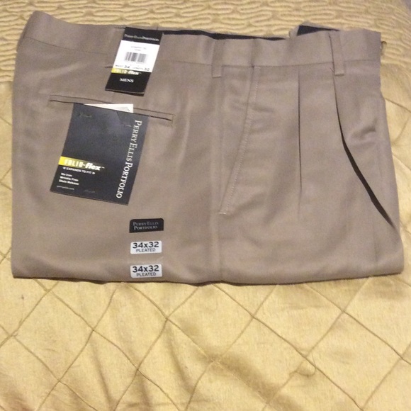 Perry Ellis Other - NWT MENS TAN DRESS PANTS