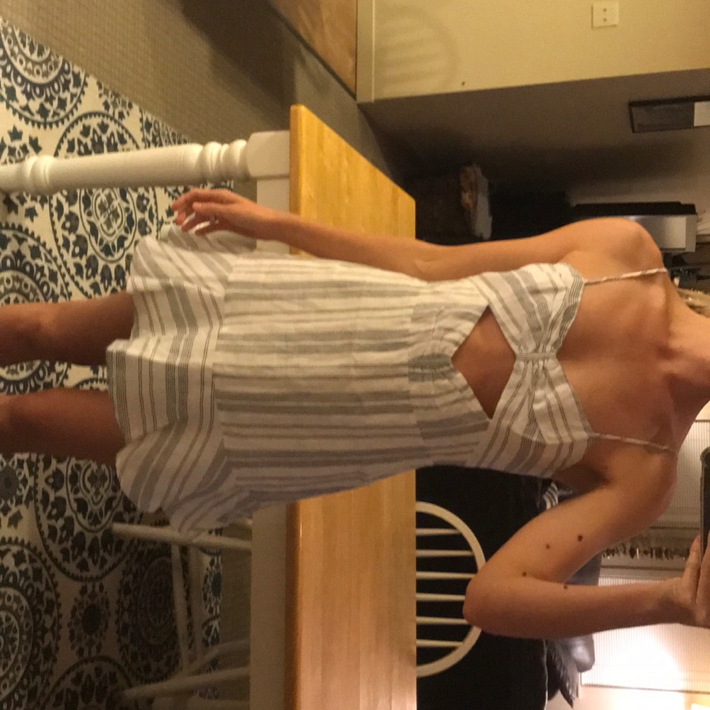 Cute linen dress, small, dolce vita