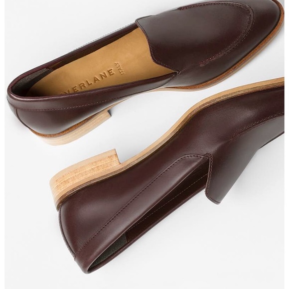 Everlane modern loafer burgundy Clearance