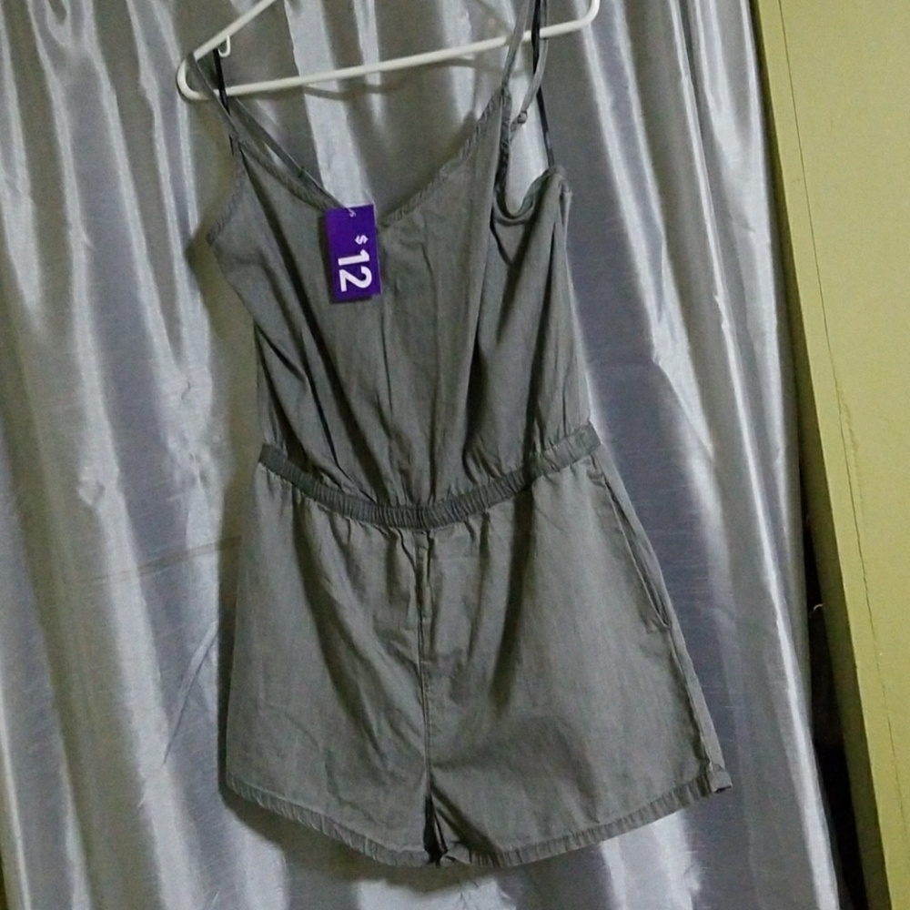 Gray Romper