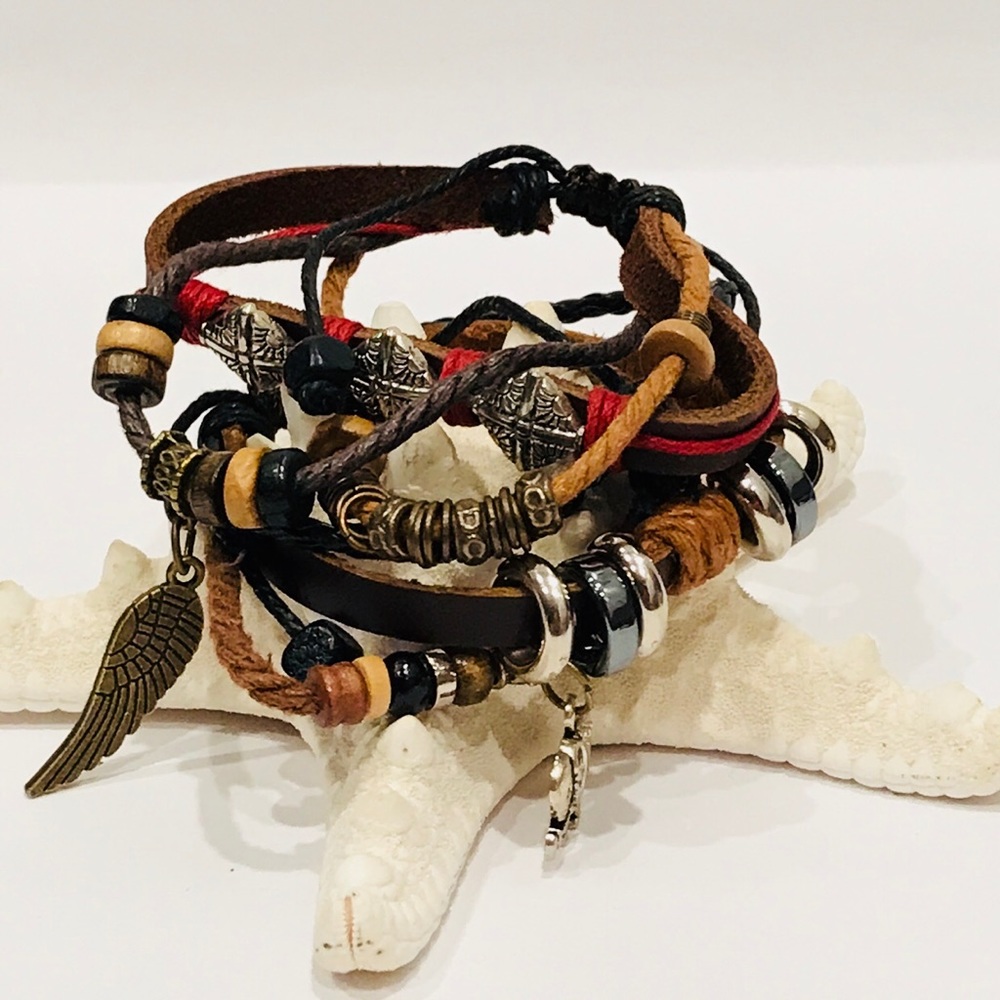 Bohemian Style Multicolor Beaded Bracelets