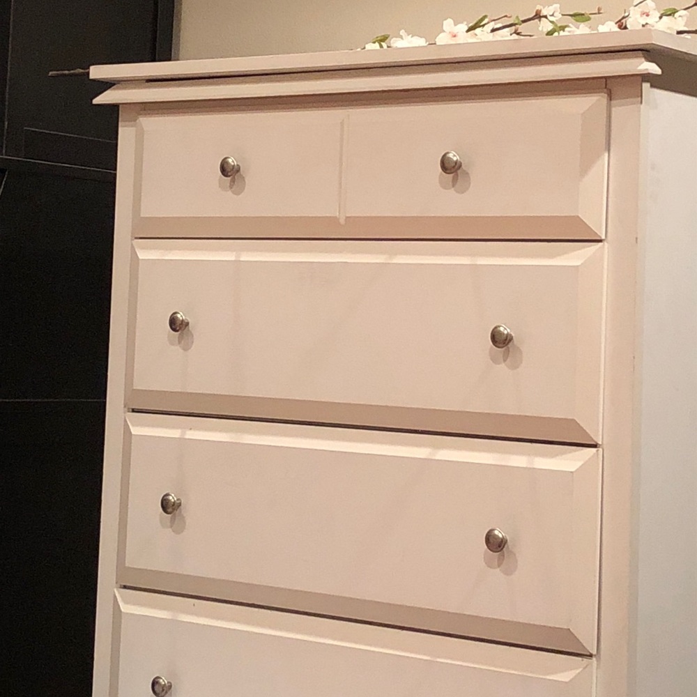 White dresser