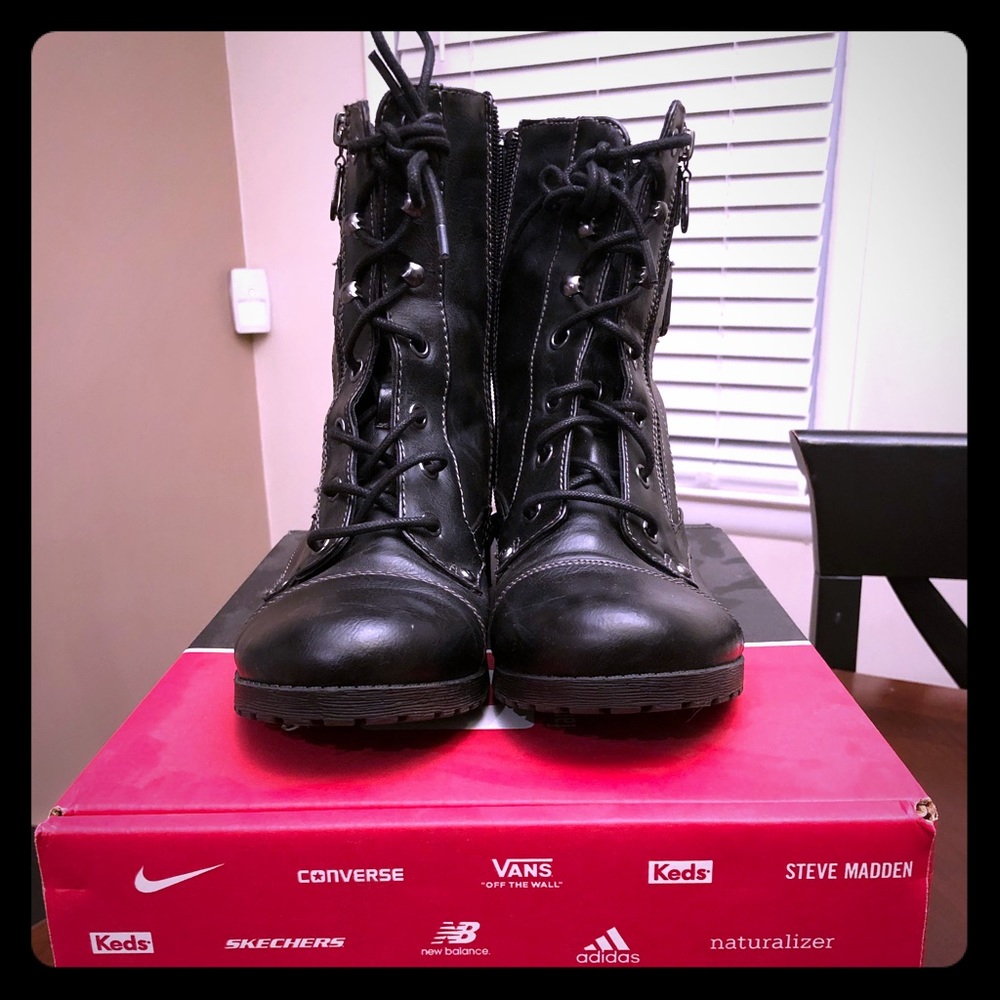 G by Guess Combat Boots
