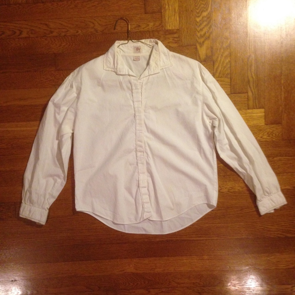Vintage White "Button-Down"