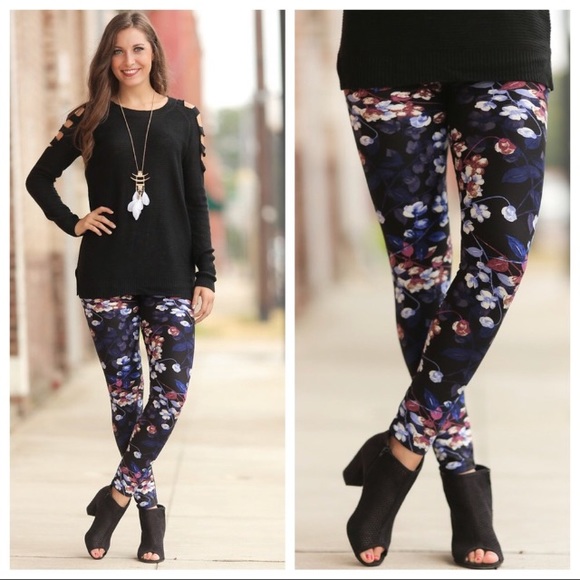 Infinity Raine Pants - ❣️Last Pair❣️Floral Print Leggings