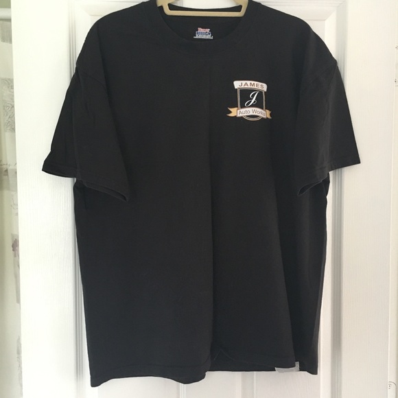 Hanes Shirts James Auto Works Mens Black Tshirt Poshmark