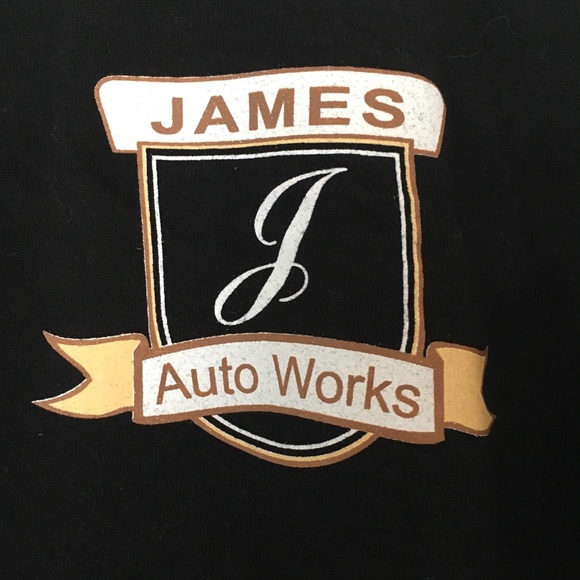 Hanes Shirts James Auto Works Mens Black Tshirt Poshmark