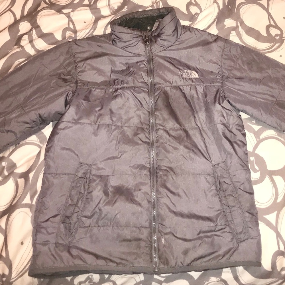 Grey North Face Jacket