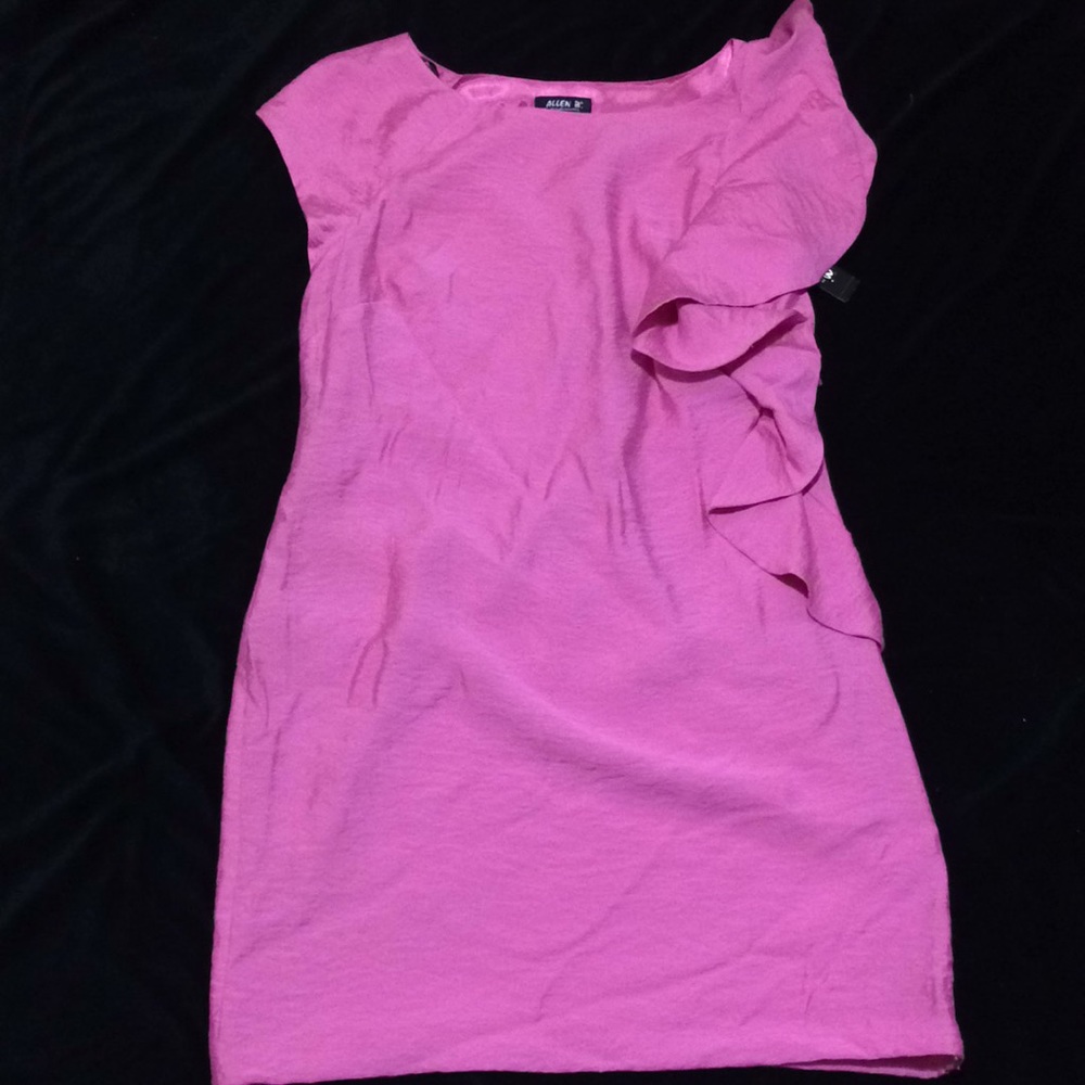 Allen B Pink Ruffle Dress