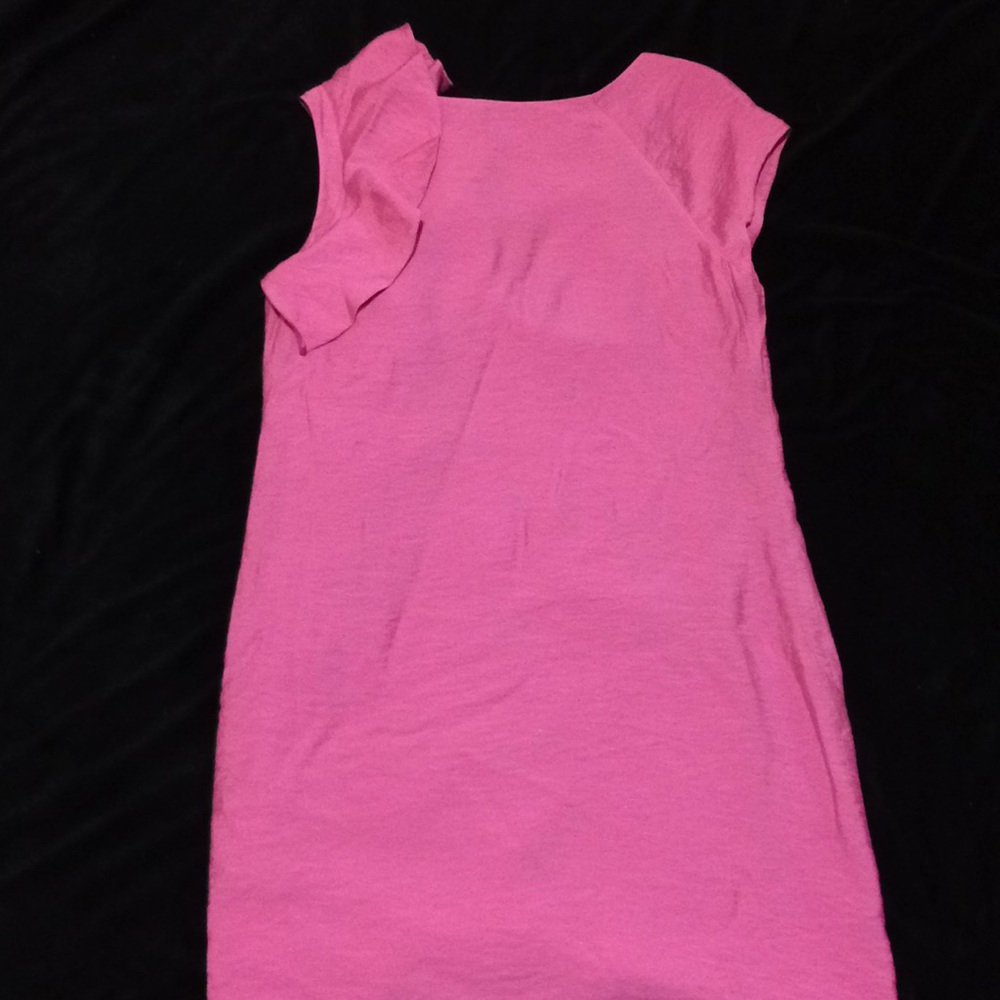 Allen B Pink Ruffle Dress - Picture 2 of 3