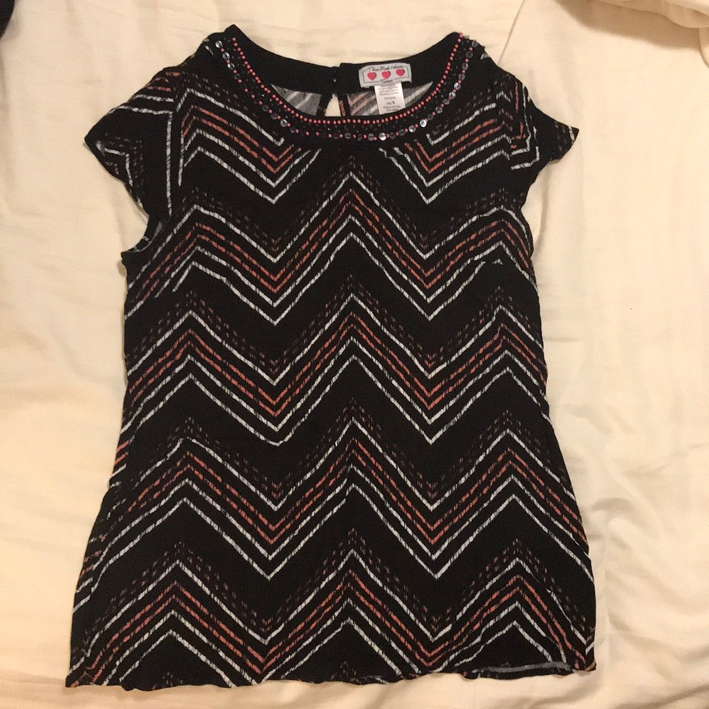 Pink & White Short Sleeve