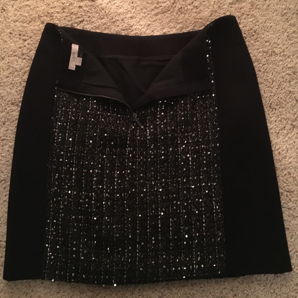 Like New - Ann Taylor Loft Embellished Skirt - Picture 3 of 7