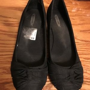 5 for $20 Black Wedge Shoes