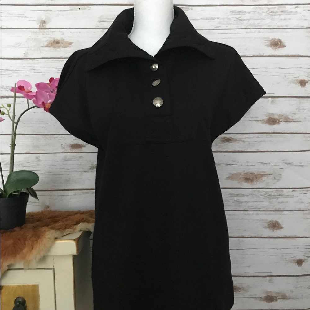 Marc by Marc Jacobs Black Short Sleeve Top