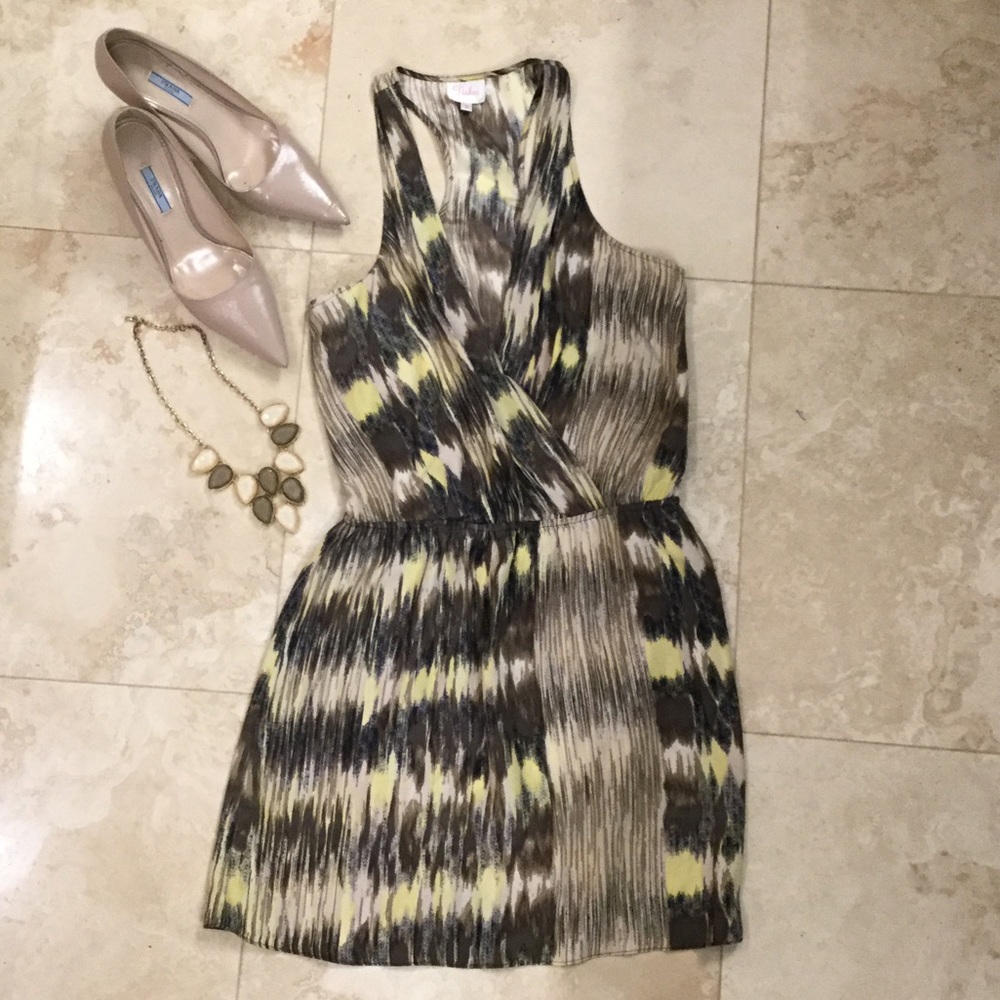 Parker silk dress Sz M