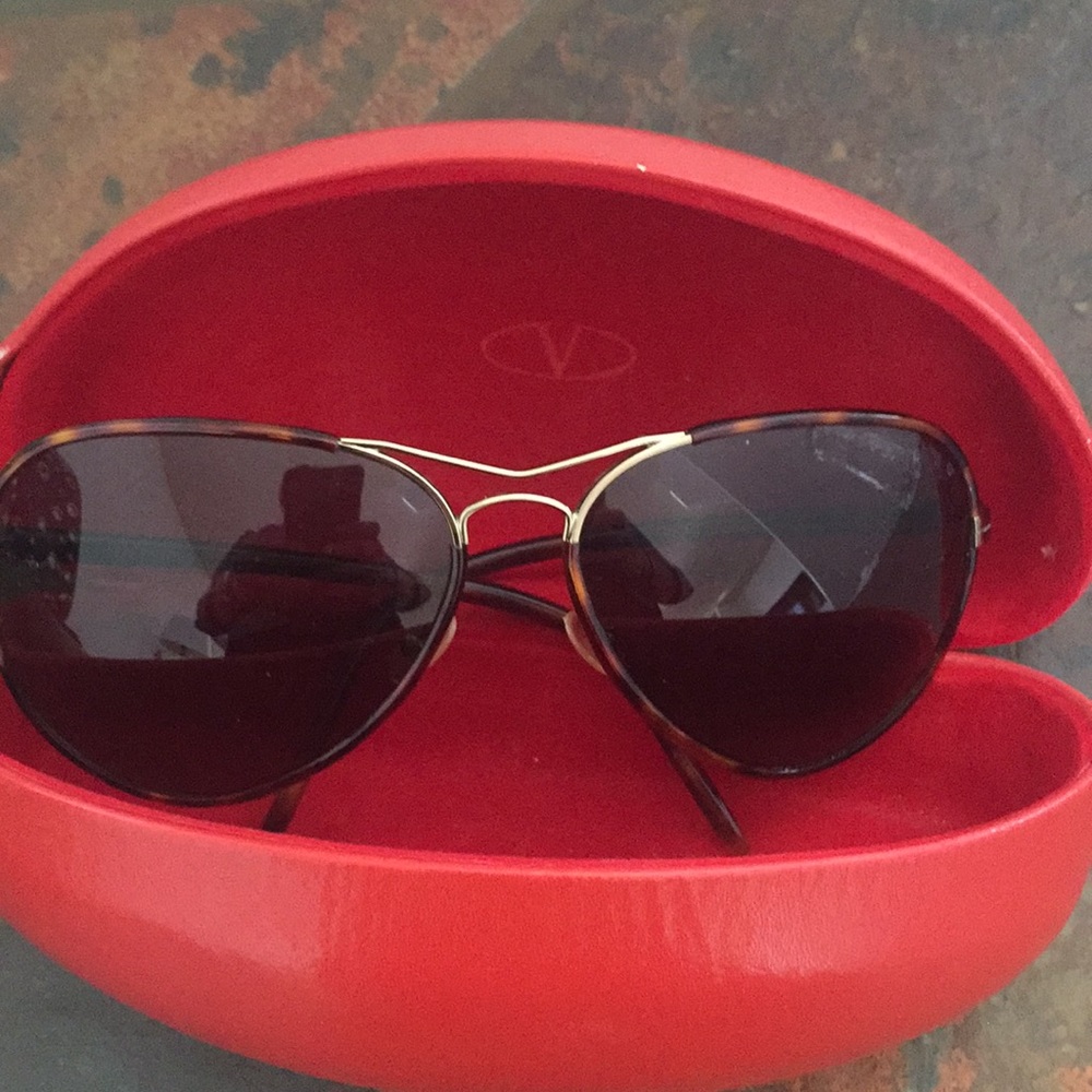 Valentino Aviator Sunglasses