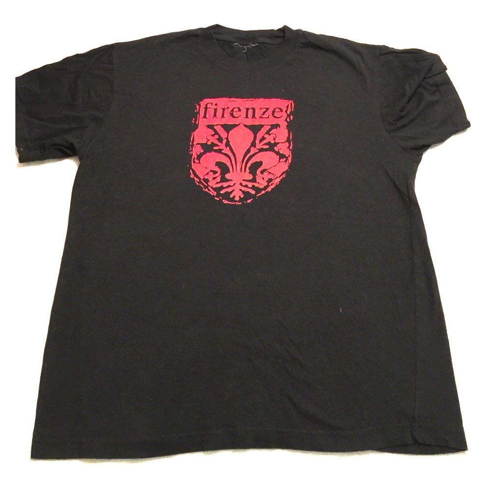 Firenze Florence Italian Fleur Di Lis Crest Tee