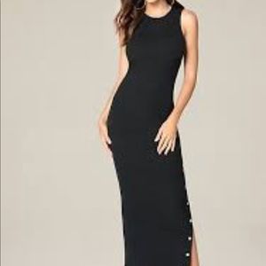 Bebe Brenda Crew neck maxi dress. NWT xs