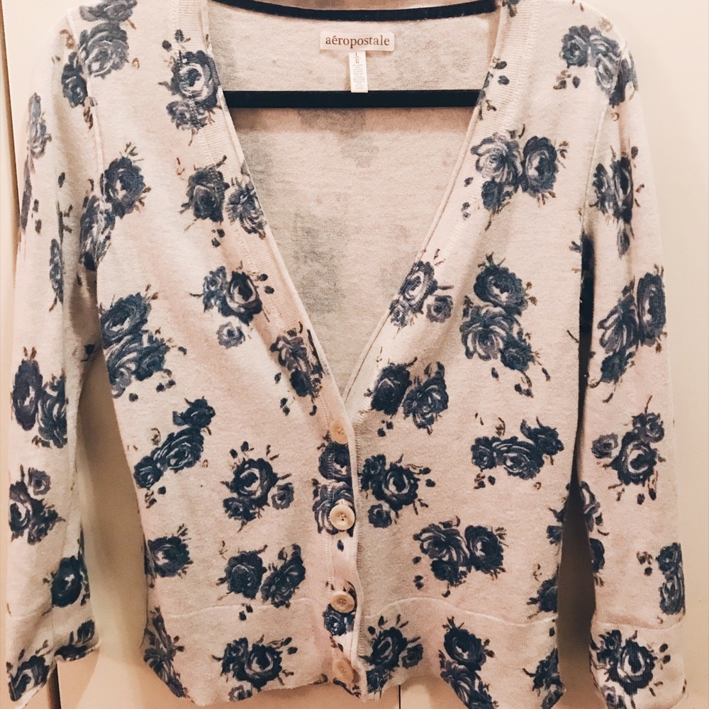 Floral cardigan