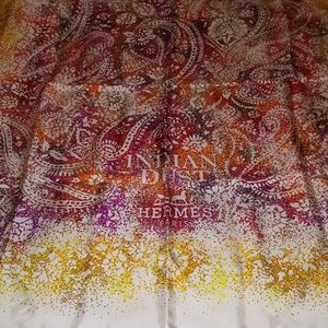 Hermes silk Indian Dust scarf